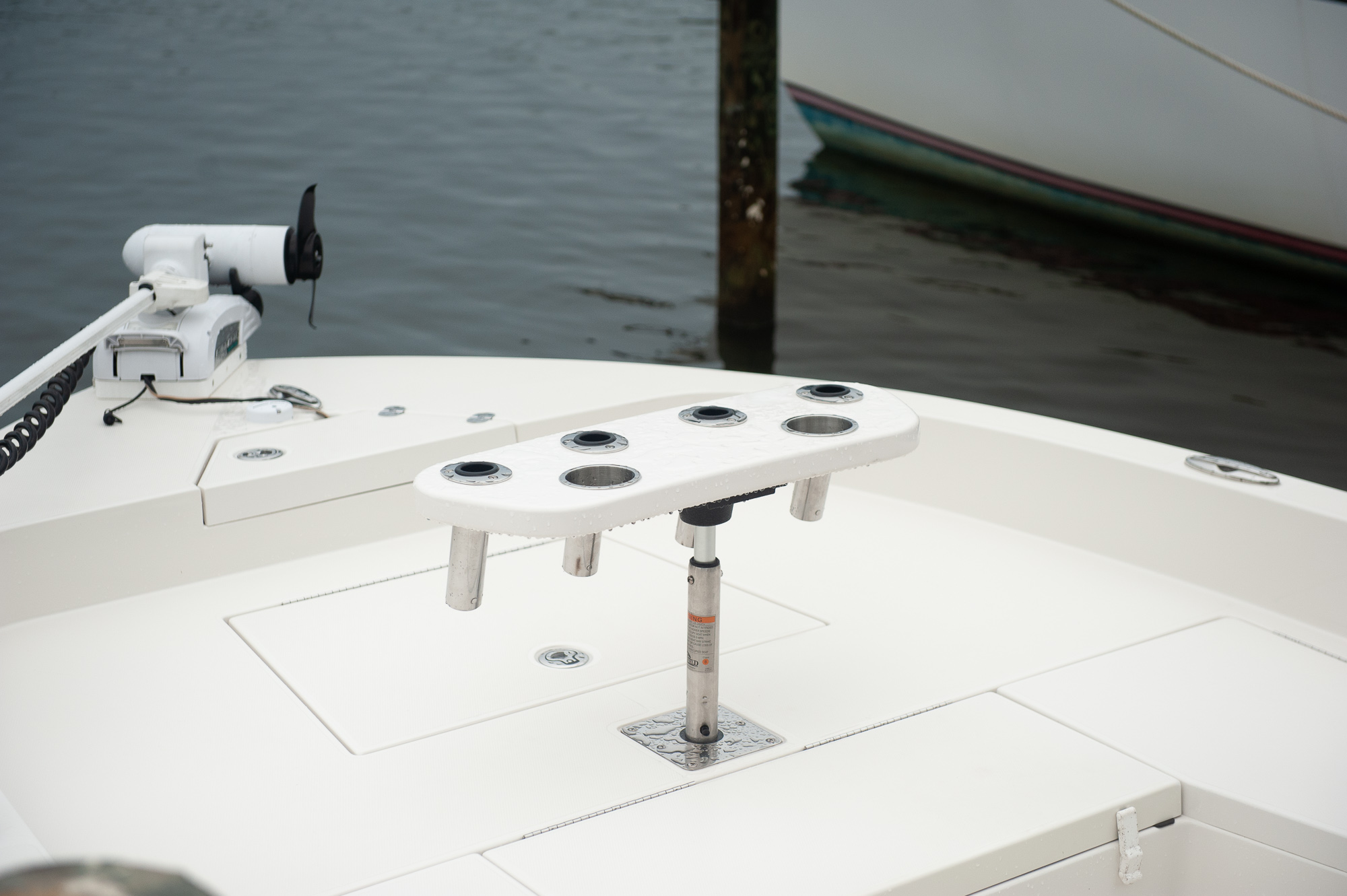 Bay Boat Bow Rocket Launcher Bay Boat Bow Rocket Launcher instantly adds rod holders to bay boats
