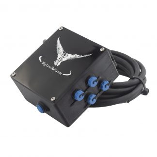 4 port power hub for tuna cages, bait socks and hybrid tuna tubes