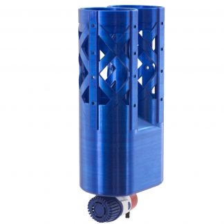 Keep 2 baits alive in the same tuna tube with this two bank tuna cage powered by a single pump